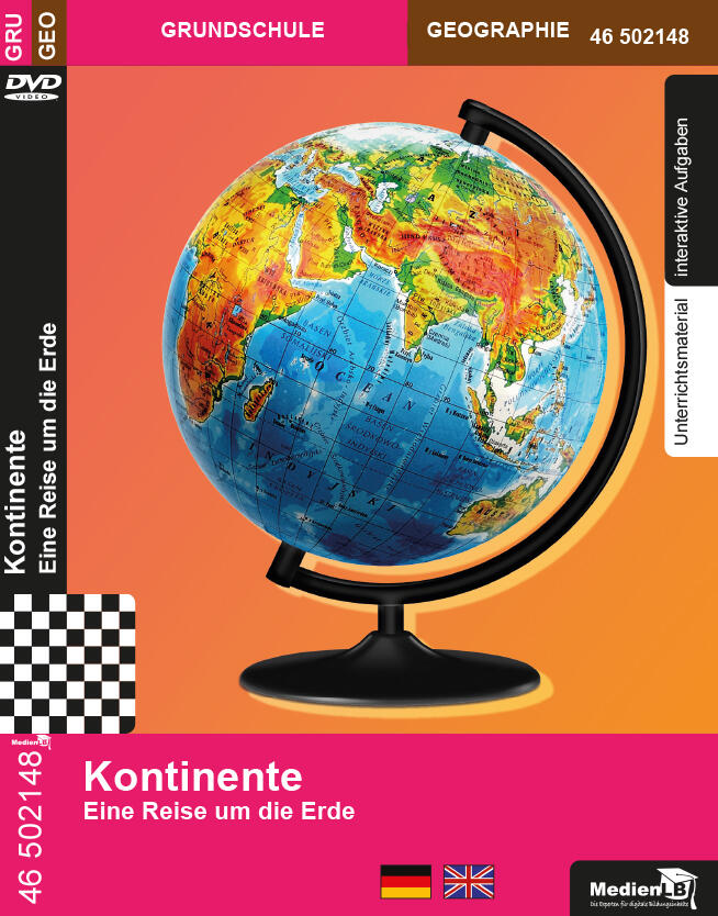 Medien LB - Kontinente - Eine Reise um die Erde DVD für Grundschule