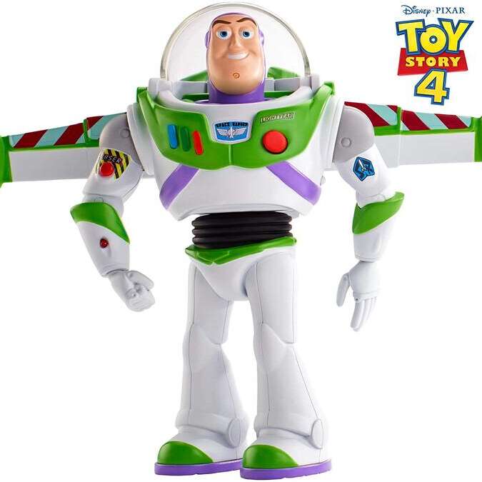 Disney Pixar Toy Story 4 Walking Buzz Lightyear - Talking Toy - Mattel