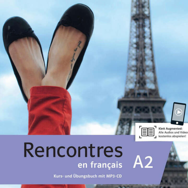 Rencontres en français A2. Kurs- und Übungsbuch + MP3-CD und Videos für Klett Sprachen